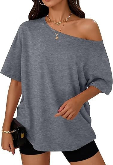 Aurelia Diagonal-Collar Tee