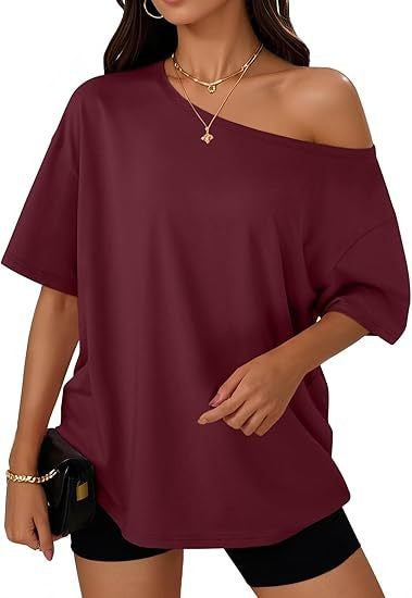 Aurelia Diagonal-Collar Tee