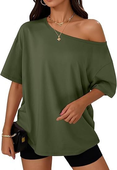 Aurelia Diagonal-Collar Tee