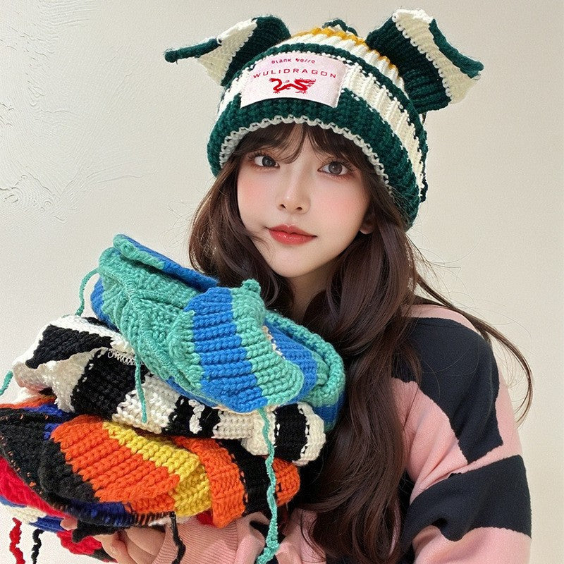 Aurelia Woolen Embellished Cap