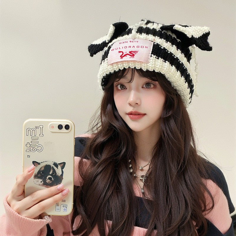 Aurelia Woolen Embellished Cap