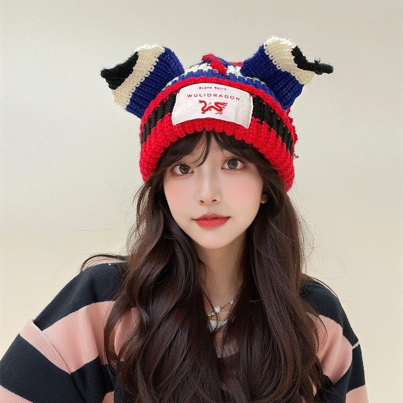 Aurelia Woolen Embellished Cap