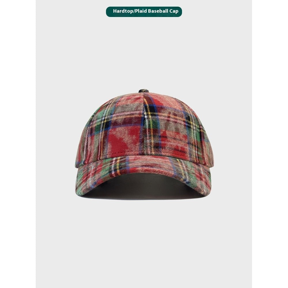 Eira Plaid Retro Baseball Cap