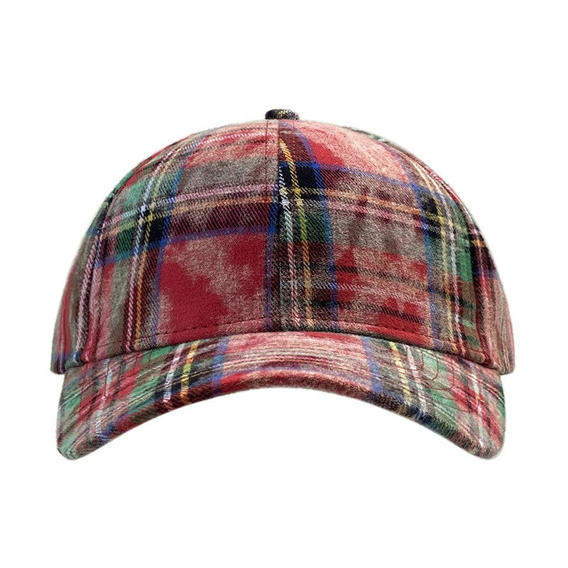 Eira Plaid Retro Baseball Cap
