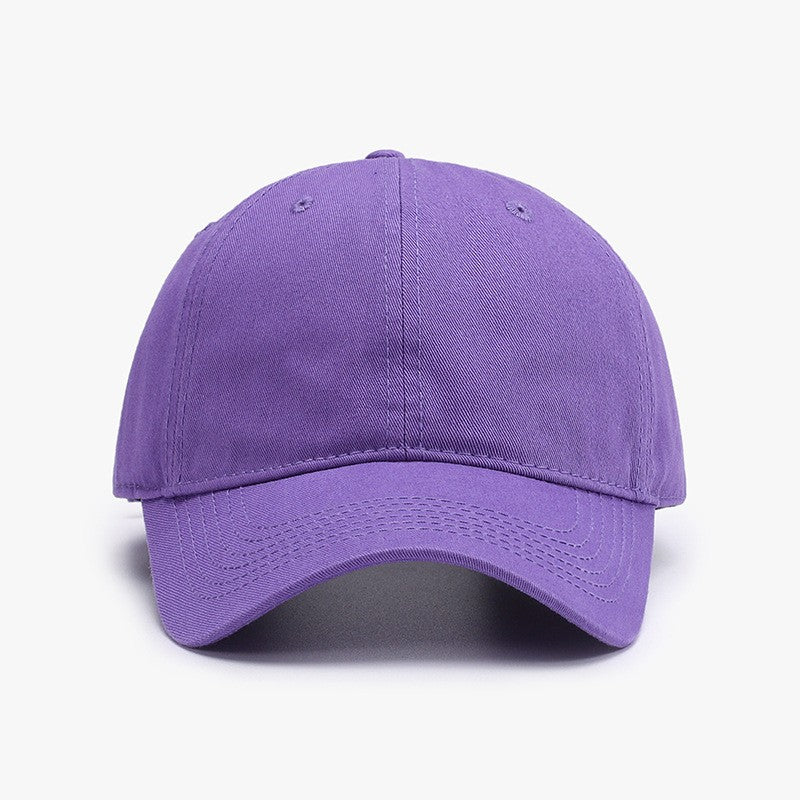 Elara Classic Cotton Peaked Cap