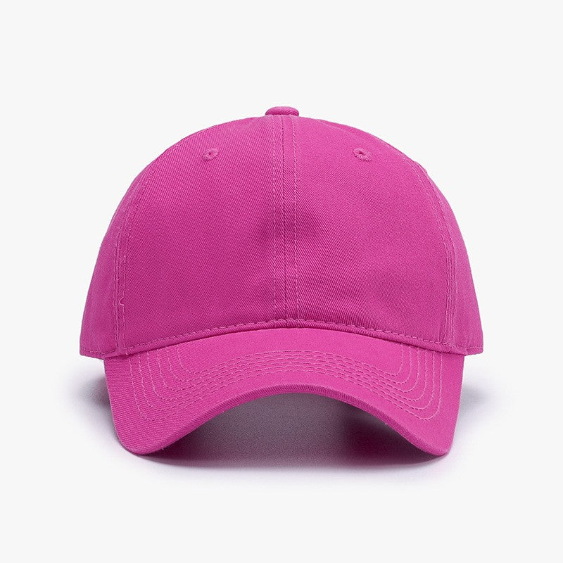 Elara Classic Cotton Peaked Cap