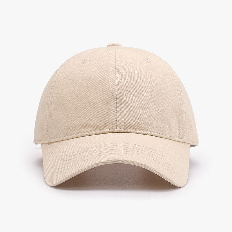 Elara Classic Cotton Peaked Cap