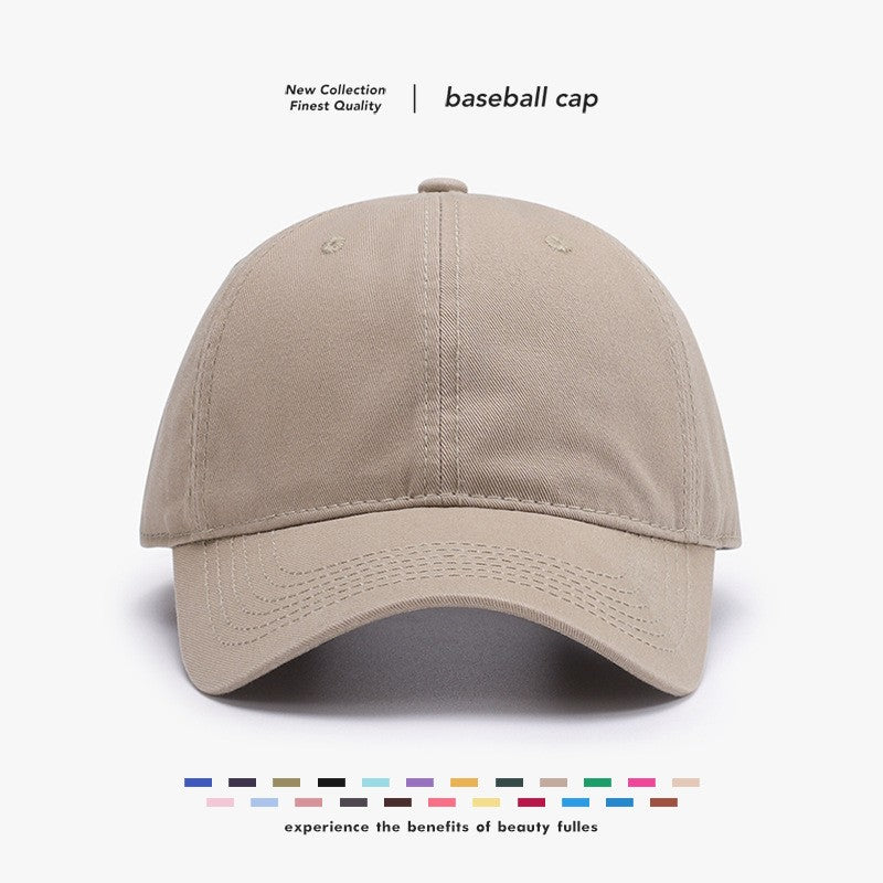 Elara Classic Cotton Peaked Cap