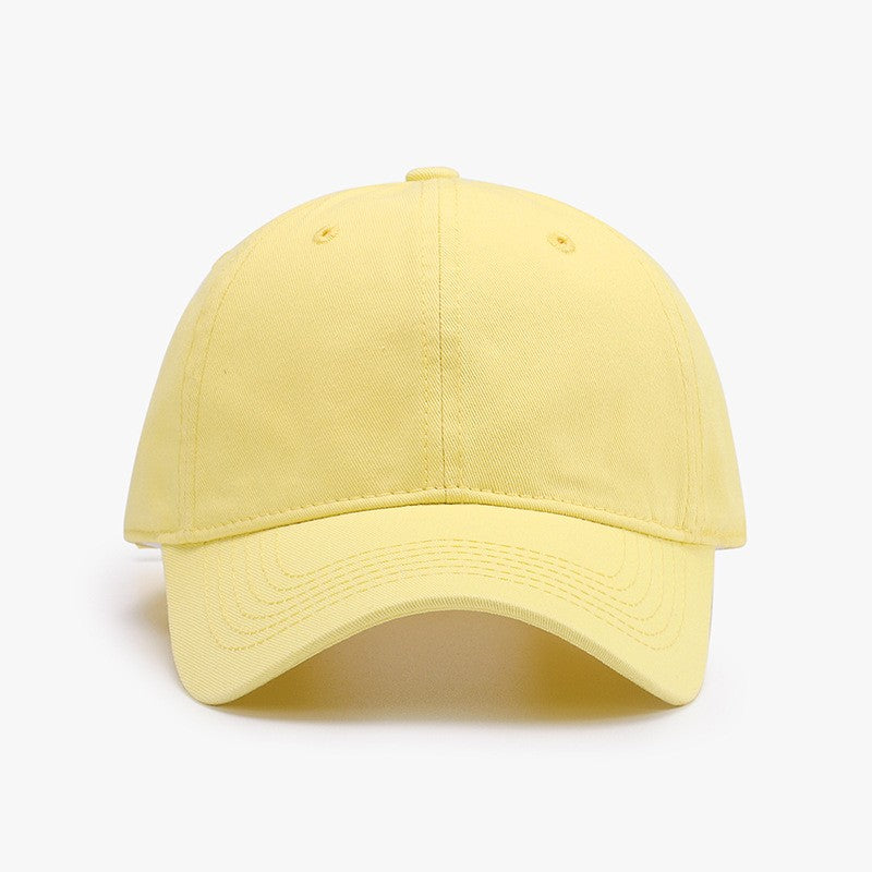 Elara Classic Cotton Peaked Cap