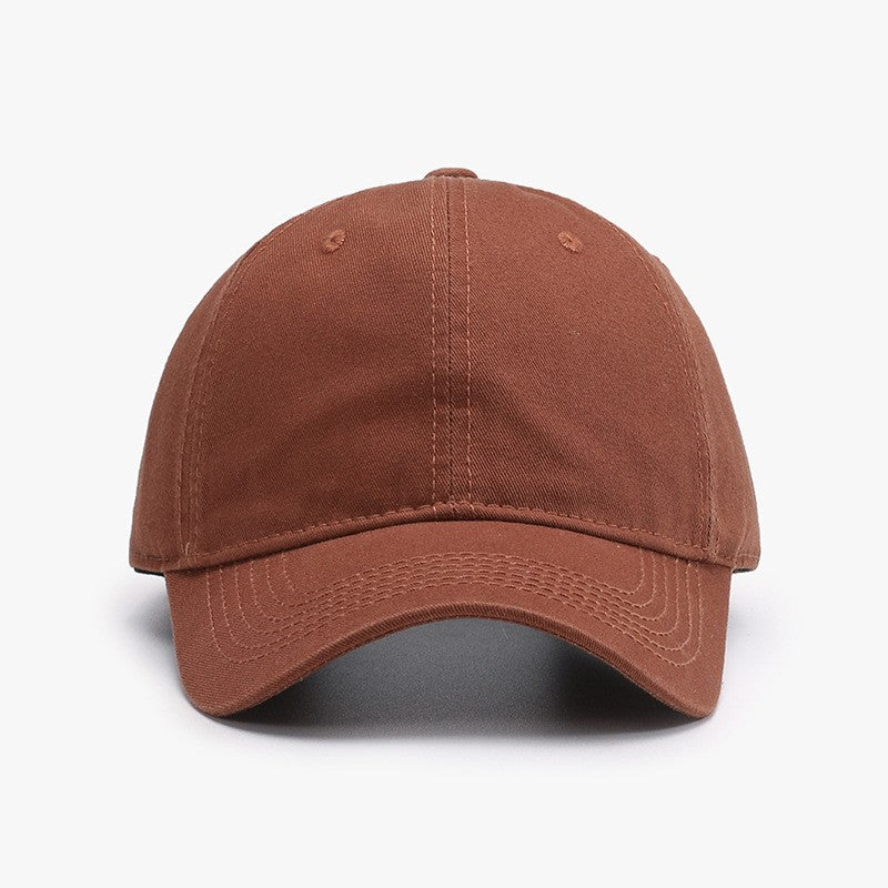 Elara Classic Cotton Peaked Cap