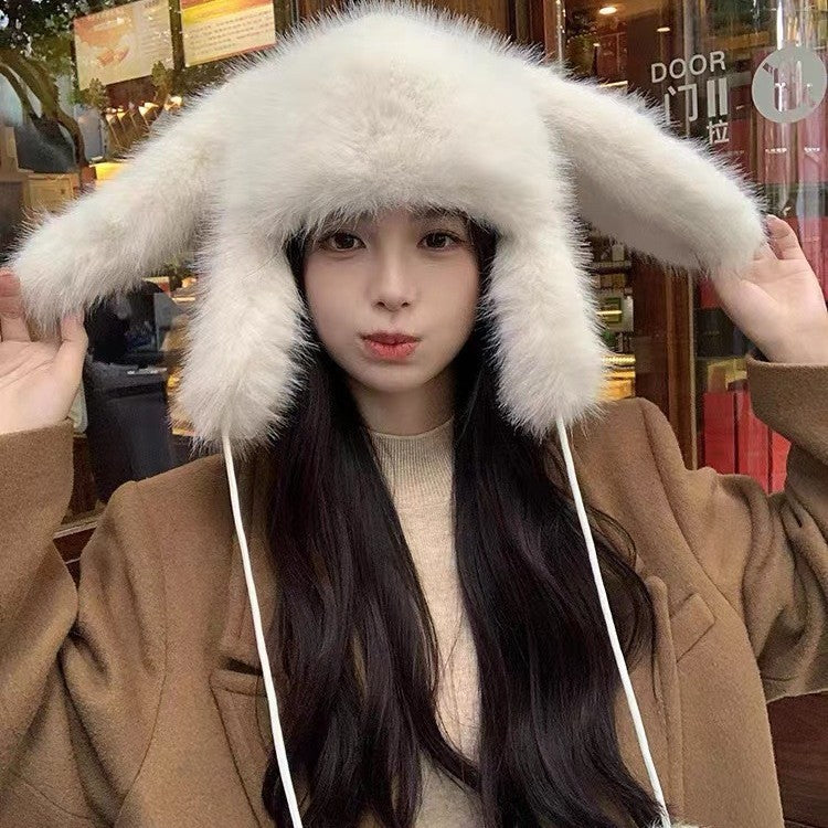 Liora Plush Bunny Bonnet
