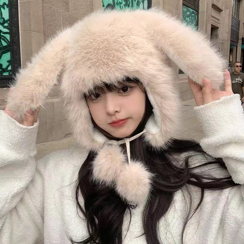 Liora Plush Bunny Bonnet