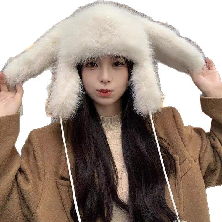 Liora Plush Bunny Bonnet