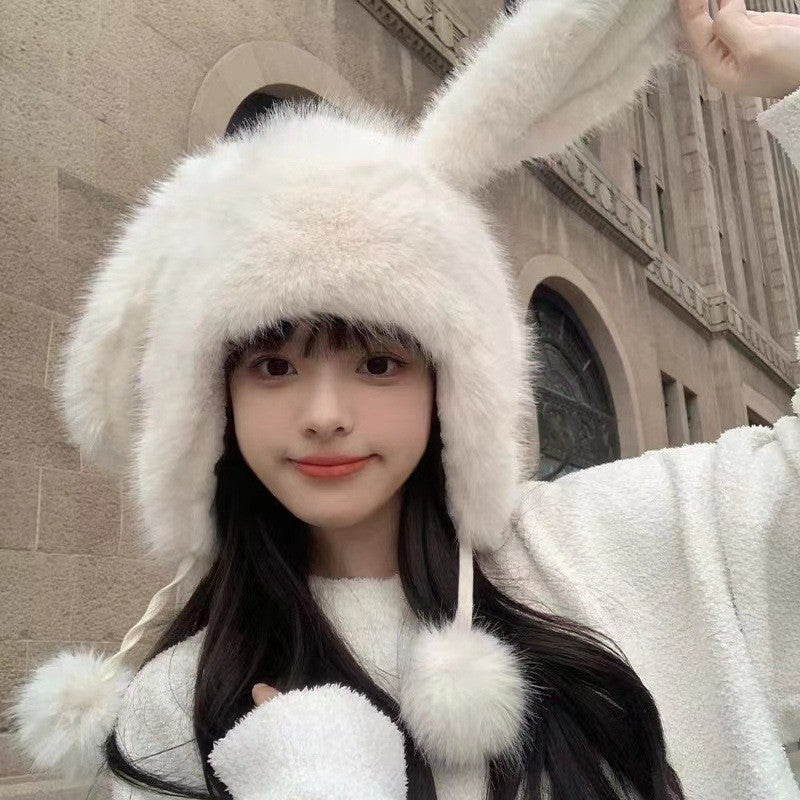 Liora Plush Bunny Bonnet