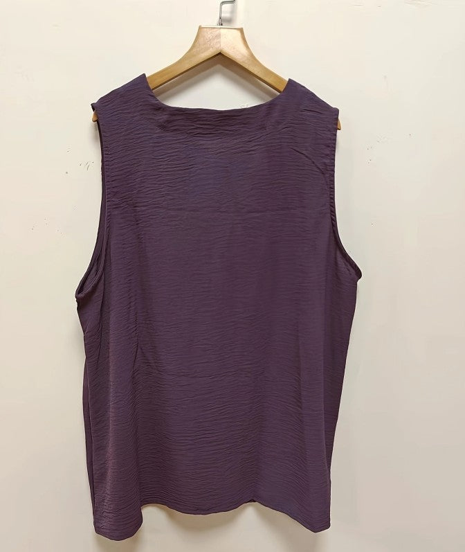 Marlowe Plus Size V-Neck Tank Top (Self-Pickup Only)