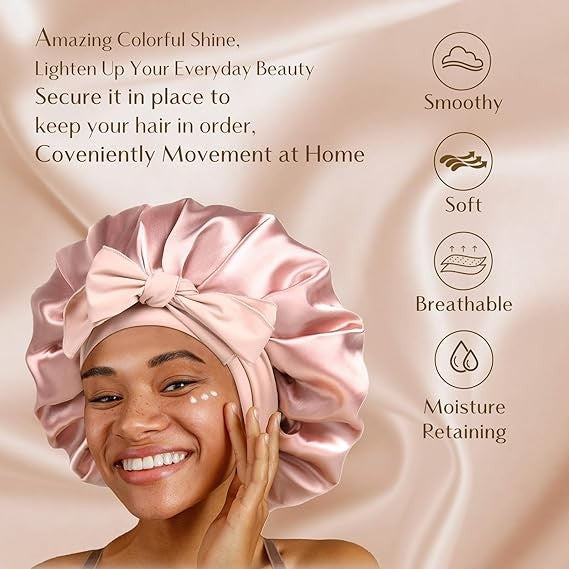 Noelle Satin Sleep Bonnet